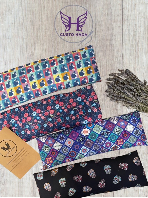 Saco térmico artesanal de trigo y lavanda natural