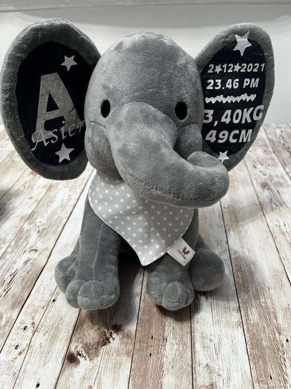 Peluche personalizado de elefante