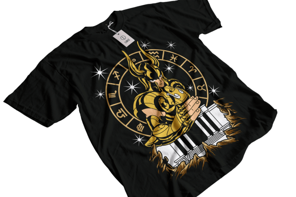 Camiseta Caballeros del Zodiaco personalizada – Elige tu signo