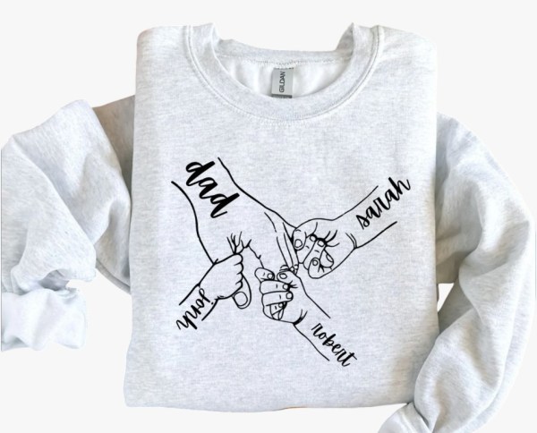 Sudadera Personalizada Familiar con Nombres – Regalo Emotivo y Original