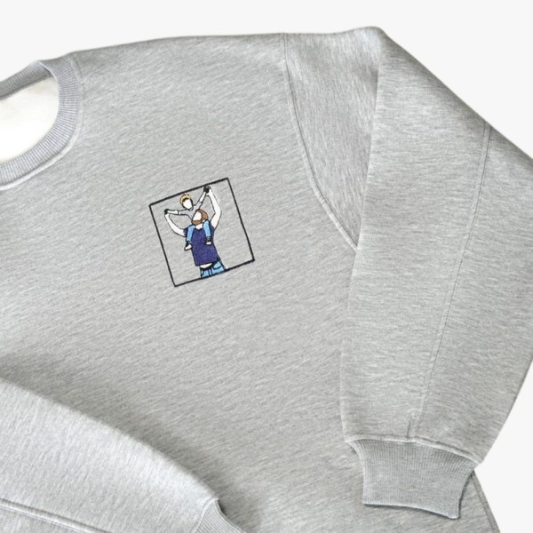 SUDADERA BORDADA PERSONALIZADA FOTO BORDADA