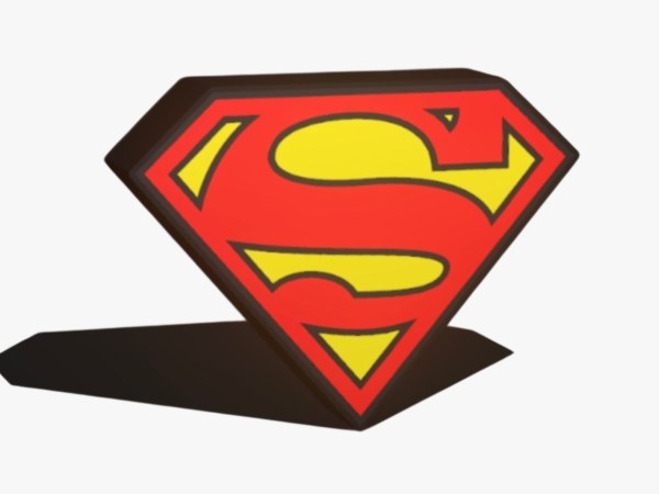 Lámpara 3D Superman