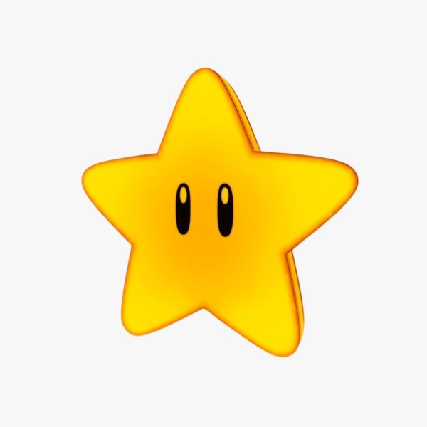 Lámpara 3D Estella de Super Mario